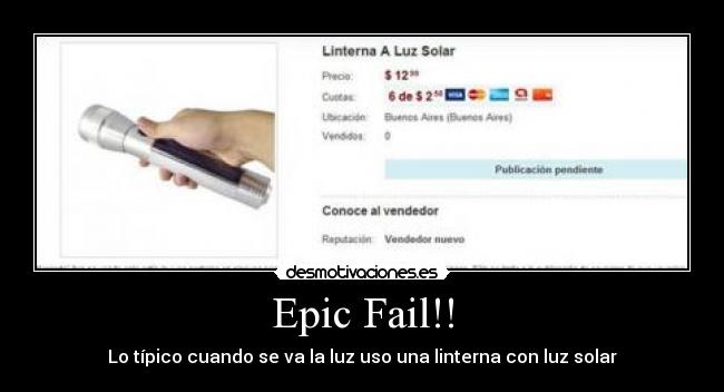 Epic Fail!! -