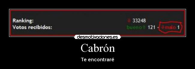 Cabrón - Te encontraré