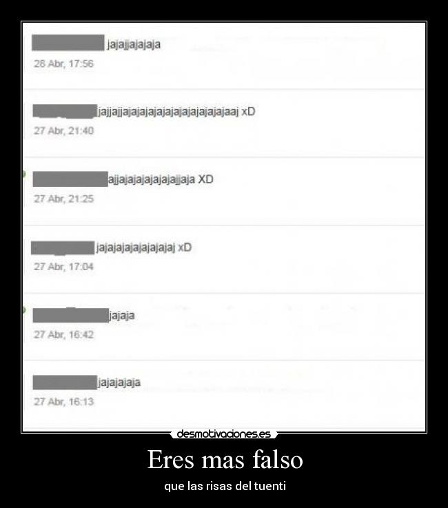Eres mas falso - 
