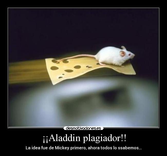 ¡¡Aladdin plagiador!! - 