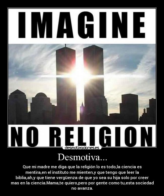 carteles religion desmotivaciones