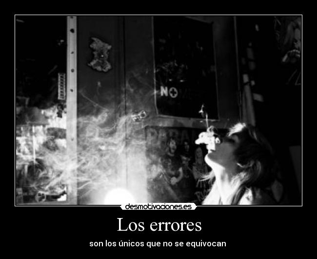 Los errores -
