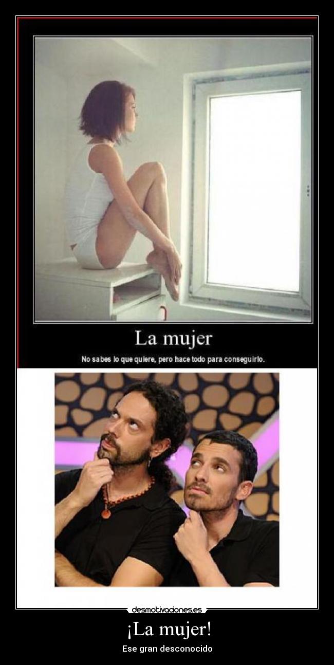¡La mujer! - Ese gran desconocido