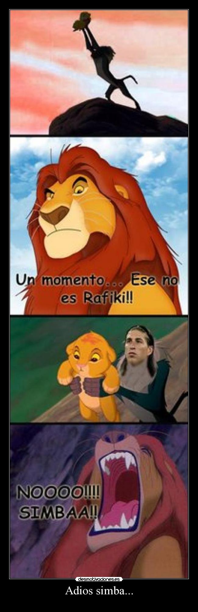 carteles simba desmotivaciones