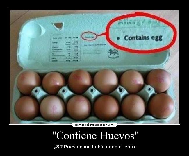 Contiene Huevos -