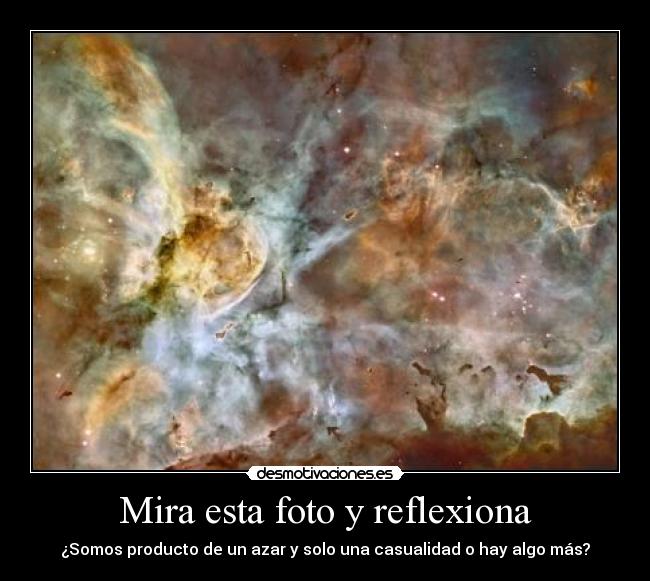 Mira esta foto y reflexiona - 