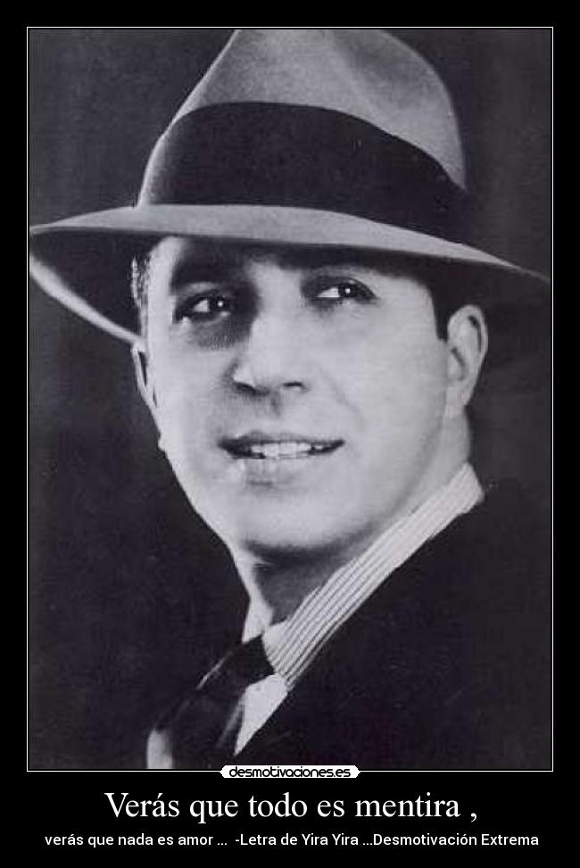 Verás que todo es mentira , -