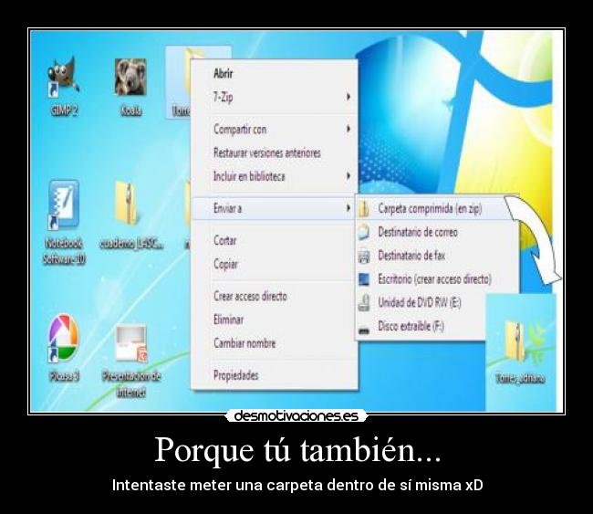 carteles carpeta windows desmotivaciones