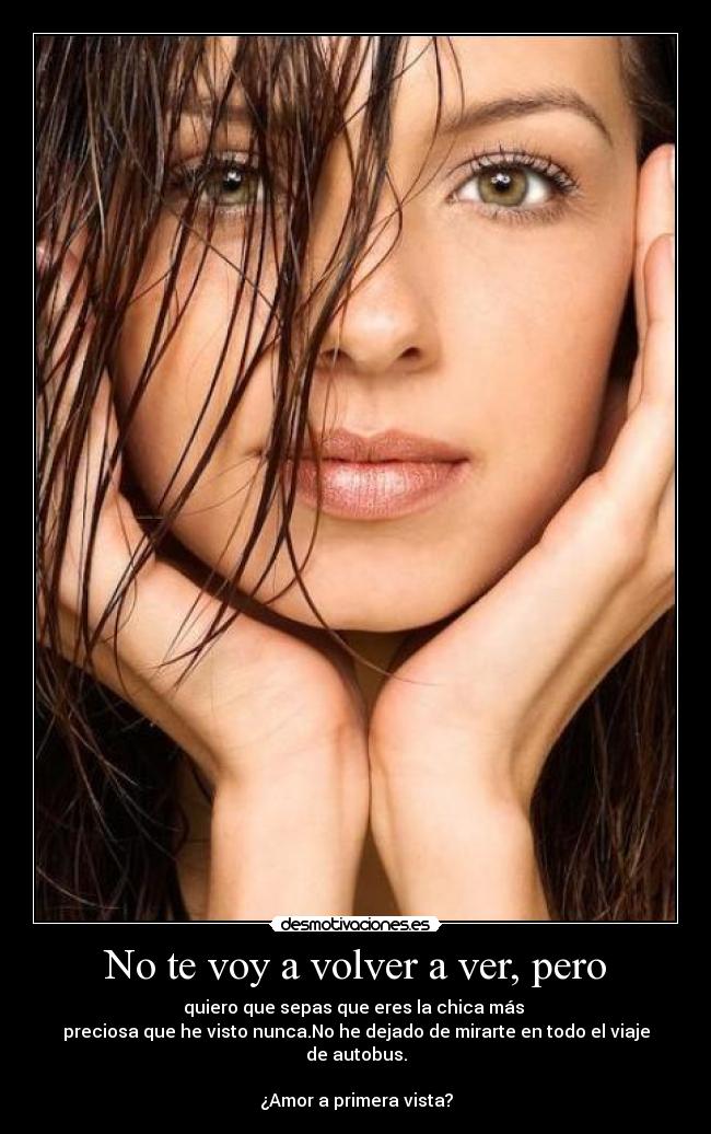 No te voy a volver a ver, pero -
