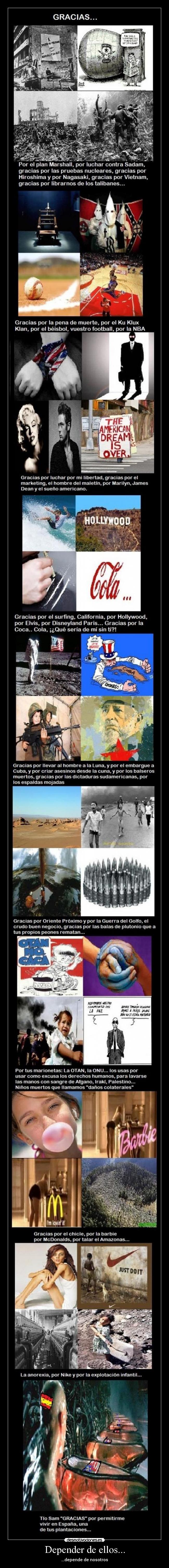 Depender de ellos... - 