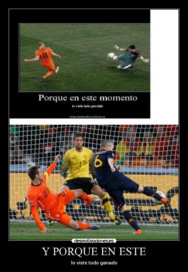 Y PORQUE EN ESTE - lo viste todo ganado