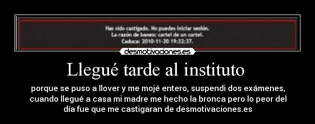 carteles castigado desmotivaciones