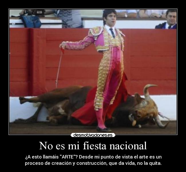 carteles fiesta toros desmotivaciones