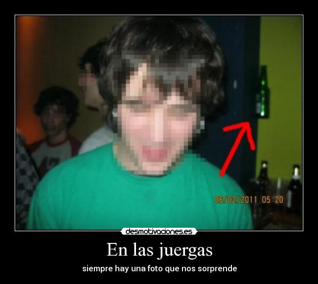 En las juergas - siempre hay una foto que nos sorprende