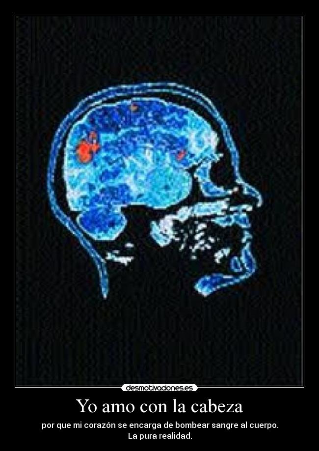 Yo amo con la cabeza -