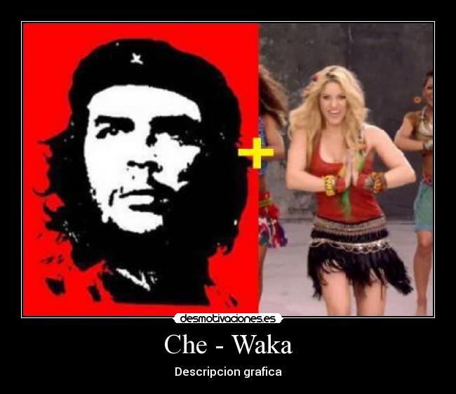 carteles che waka chewakadescripcion grafica desmotivaciones