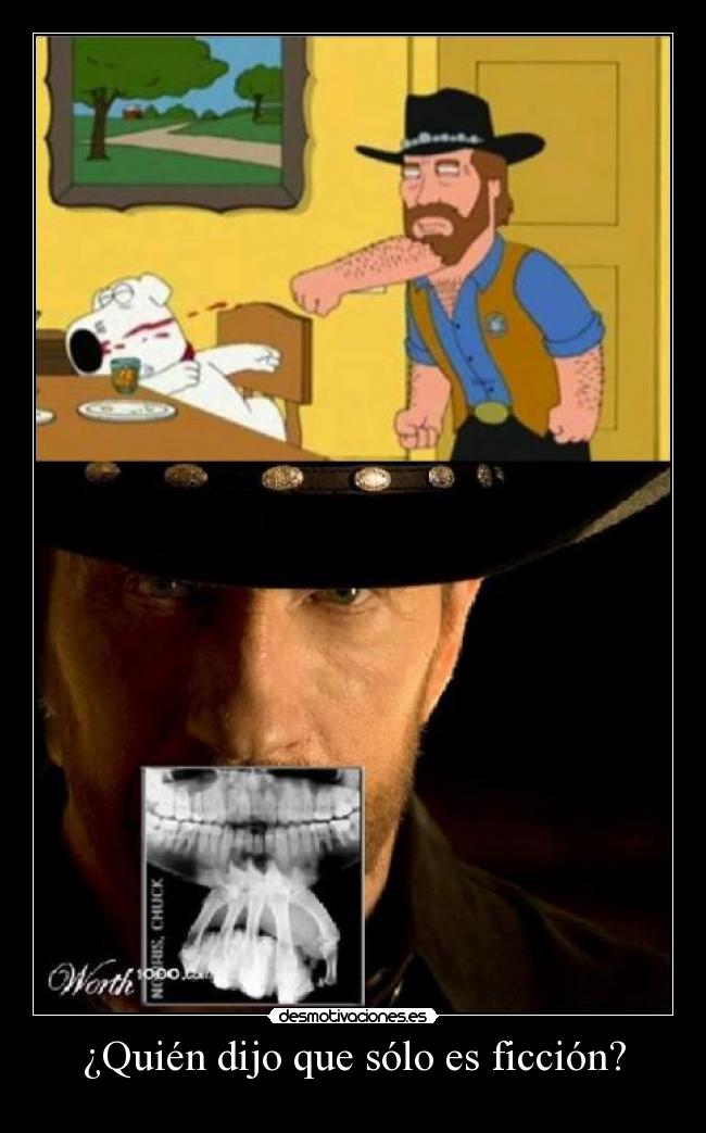 ¿Quién dijo que sólo es ficción? -