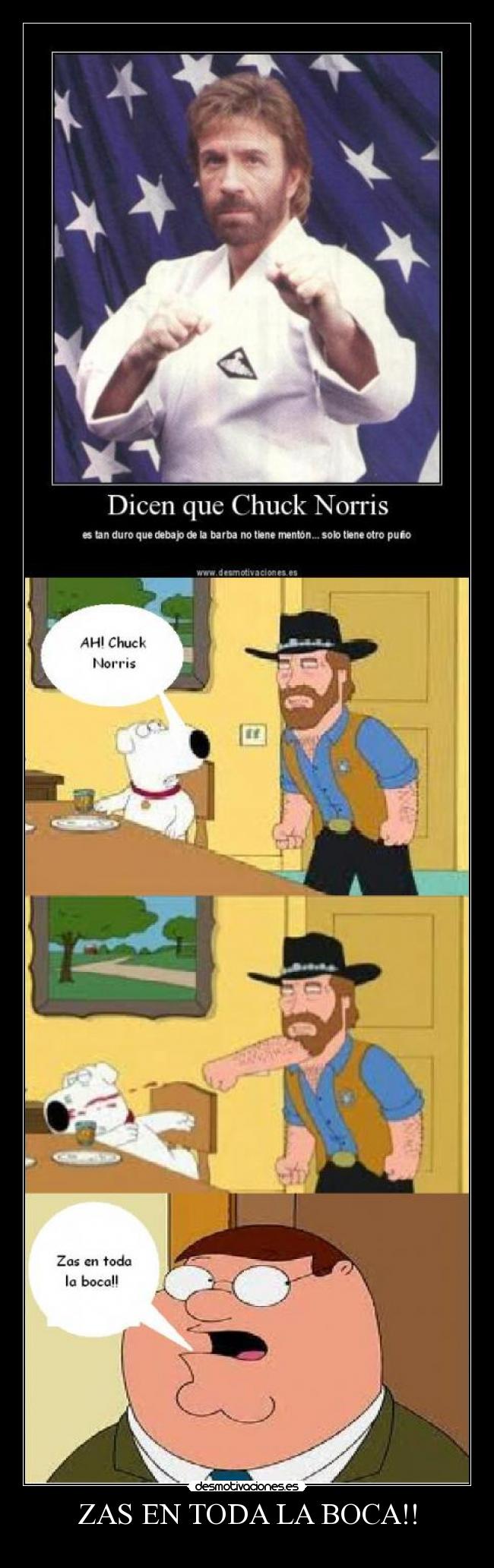 ZAS EN TODA LA BOCA!! -