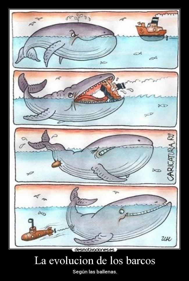 La evolucion de los barcos -