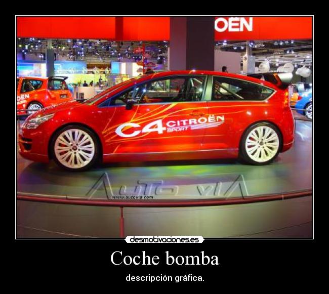 Coche bomba - descripción gráfica.