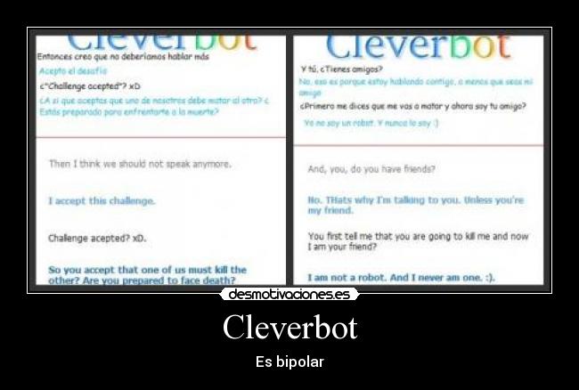 Cleverbot - Es bipolar