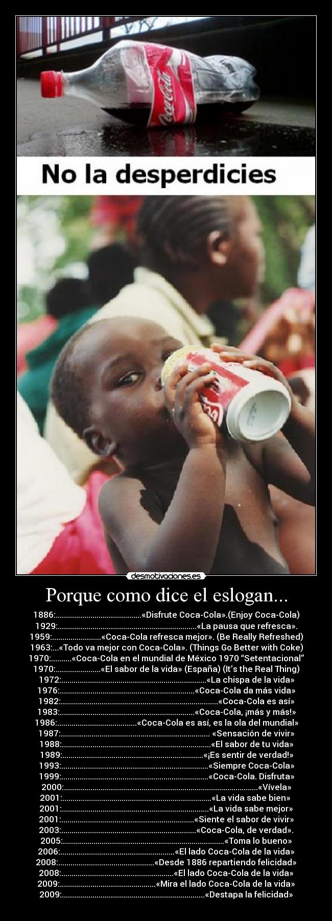 carteles cocacola desmotivaciones