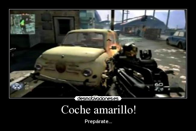 Coche amarillo! - 