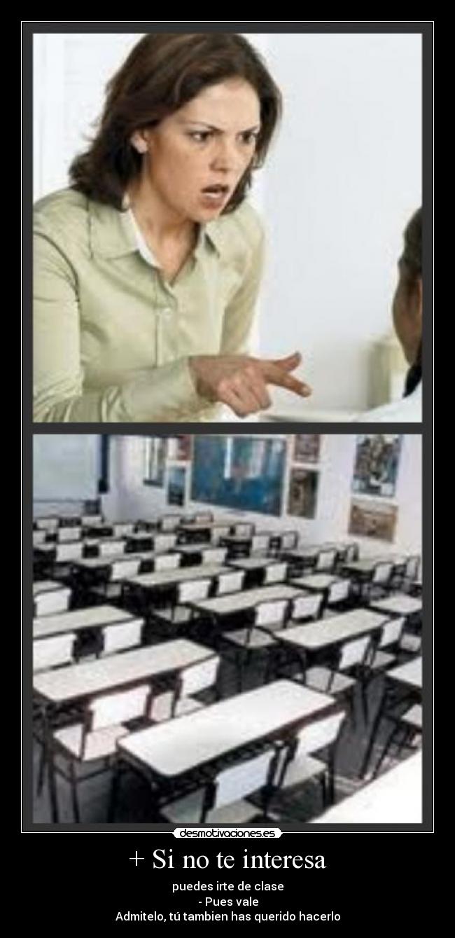 + Si no te interesa - 