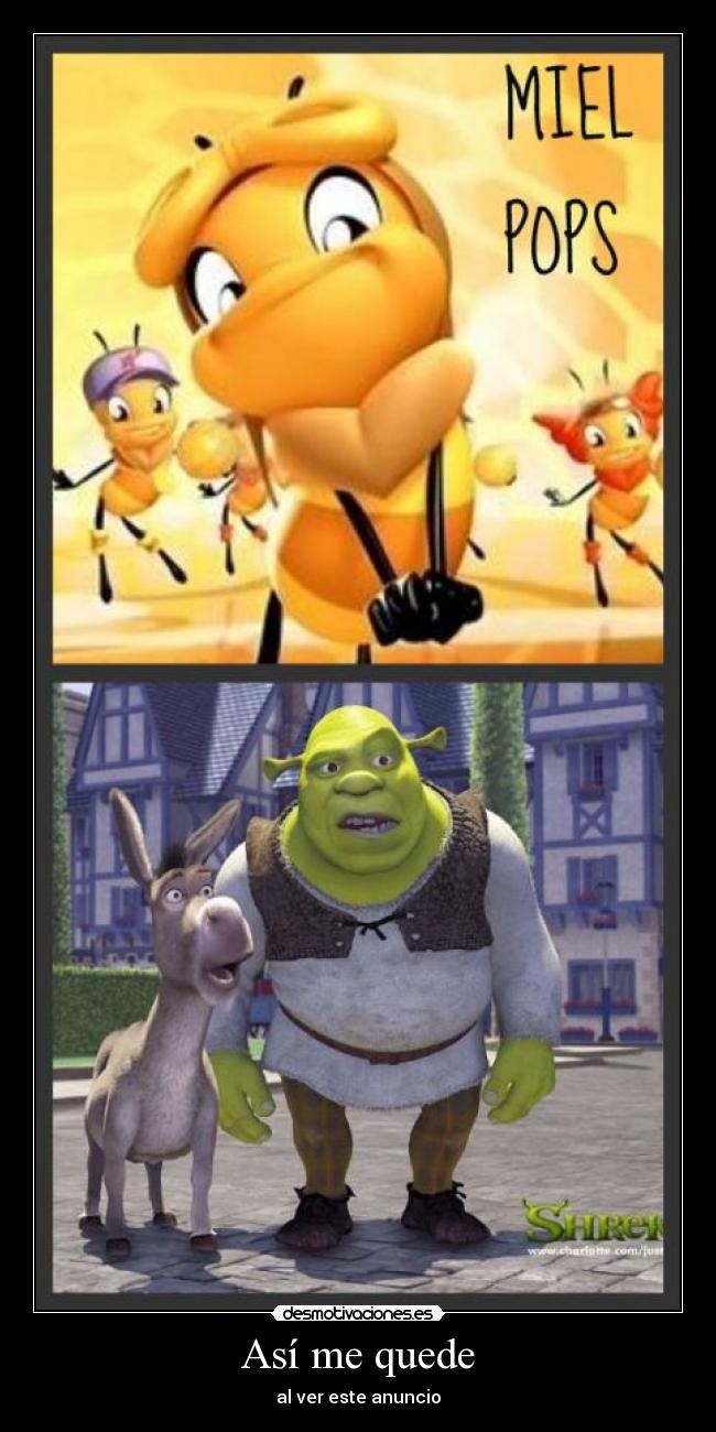 Así me quede - al ver este anuncio