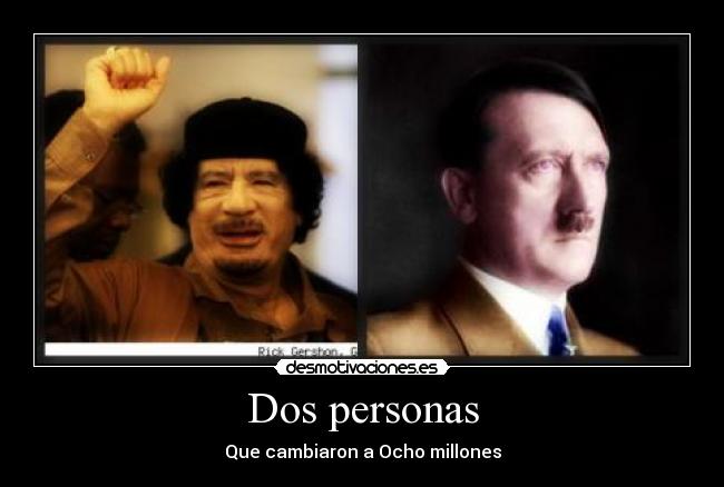 Dos personas - Que cambiaron a Ocho millones