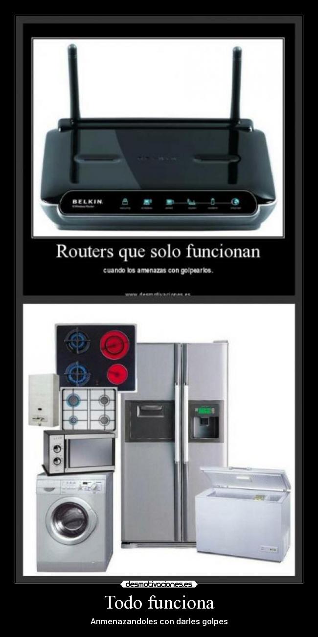 Todo funciona - Anmenazandoles con darles golpes