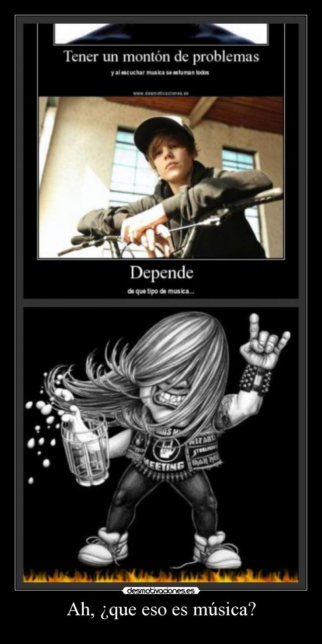 Ah, ¿que eso es música? -