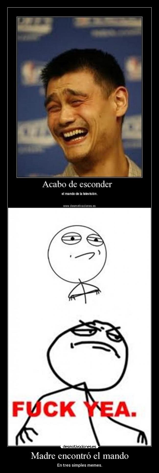 Madre encontró el mando -