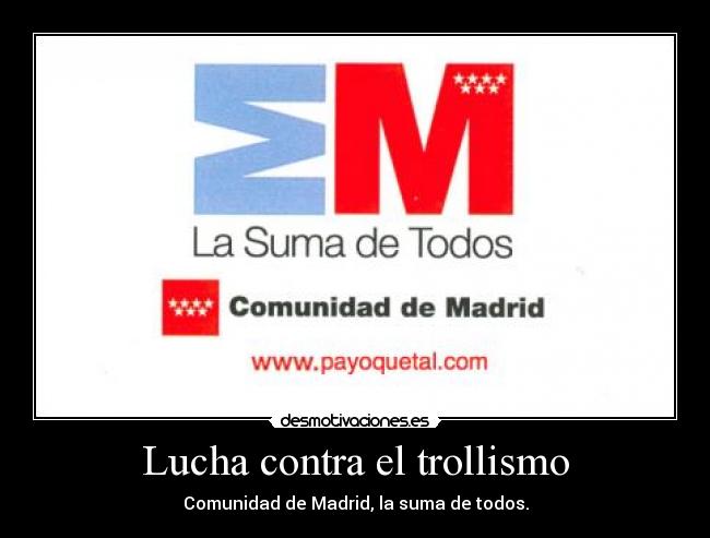 Lucha contra el trollismo -
