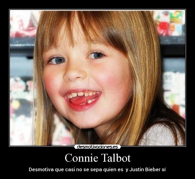 Connie Talbot - Desmotiva que casi no se sepa quien es  y Justin Bieber sí 