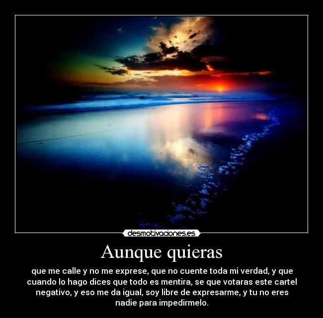 Aunque quieras -