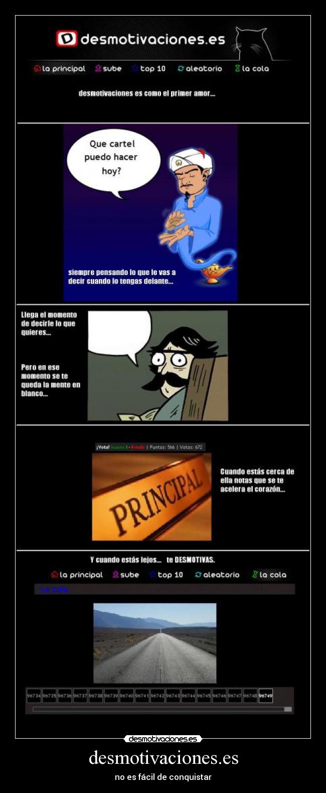 desmotivaciones.es - no es fácil de conquistar