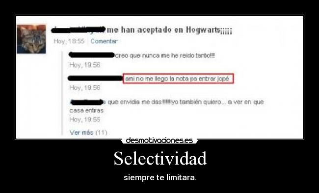 Selectividad -
