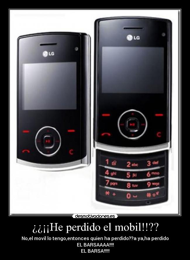 ¿¿¡¡He perdido el mobil!!?? -