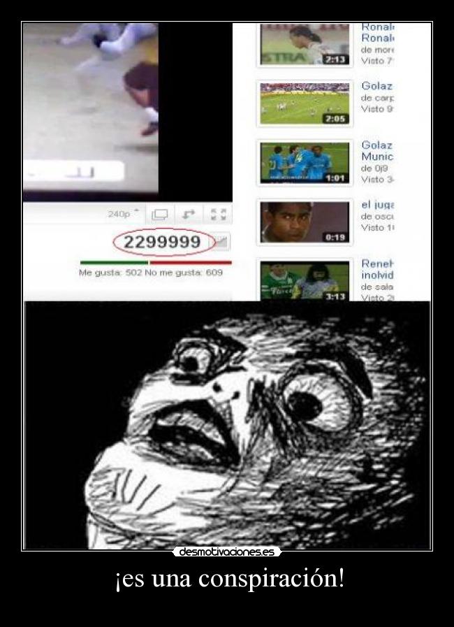 ¡es una conspiración! Desmotivaciones