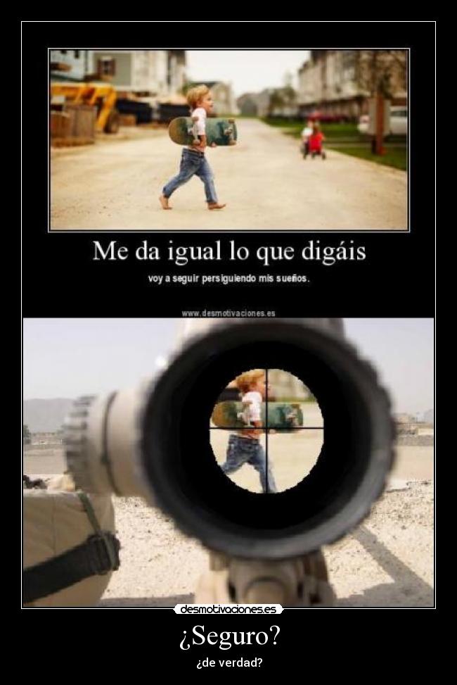 ¿Seguro? - 