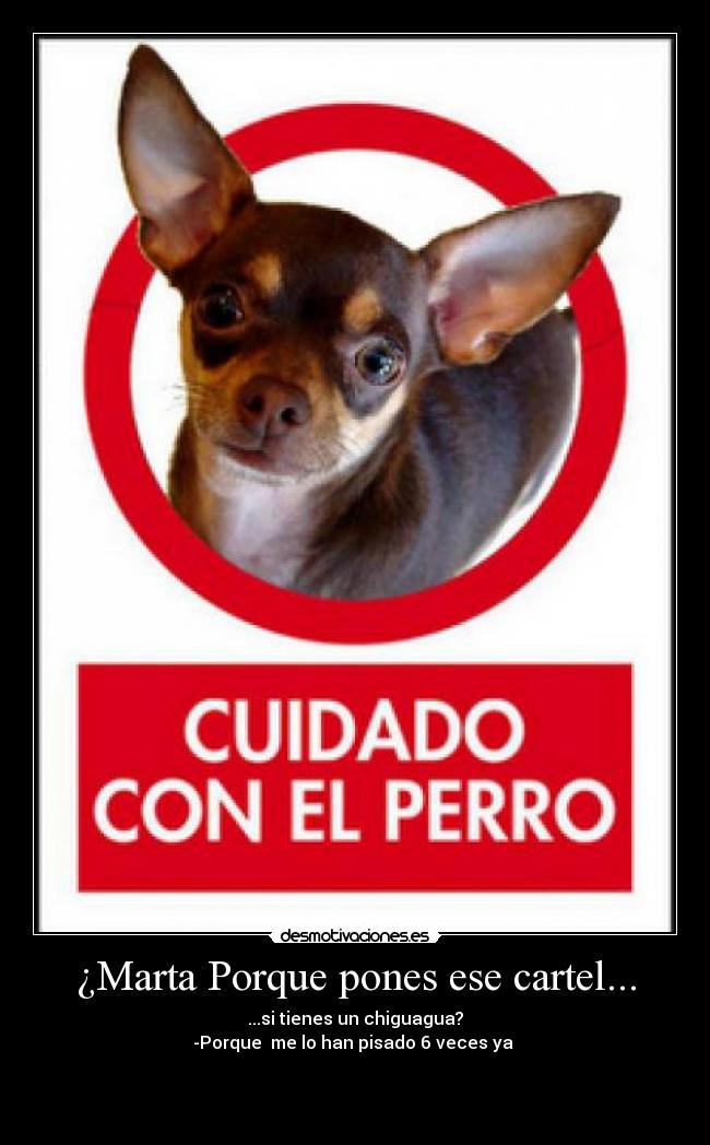 ¿Marta Porque pones ese cartel... -