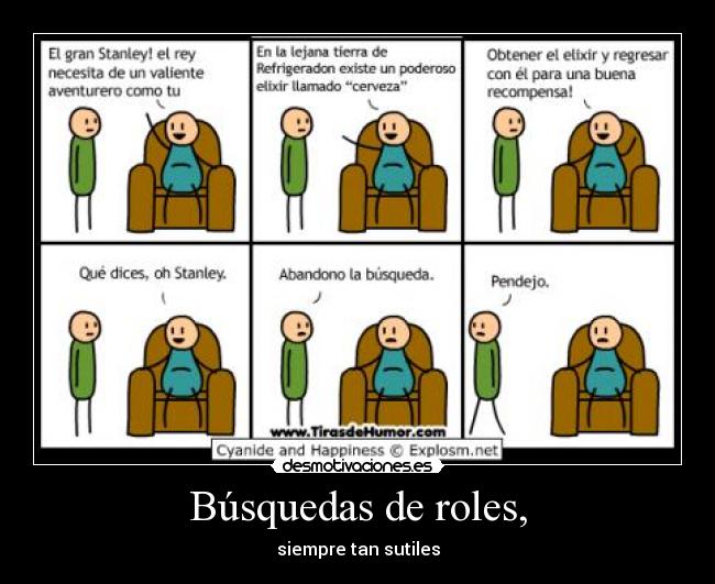 Búsquedas de roles, - 