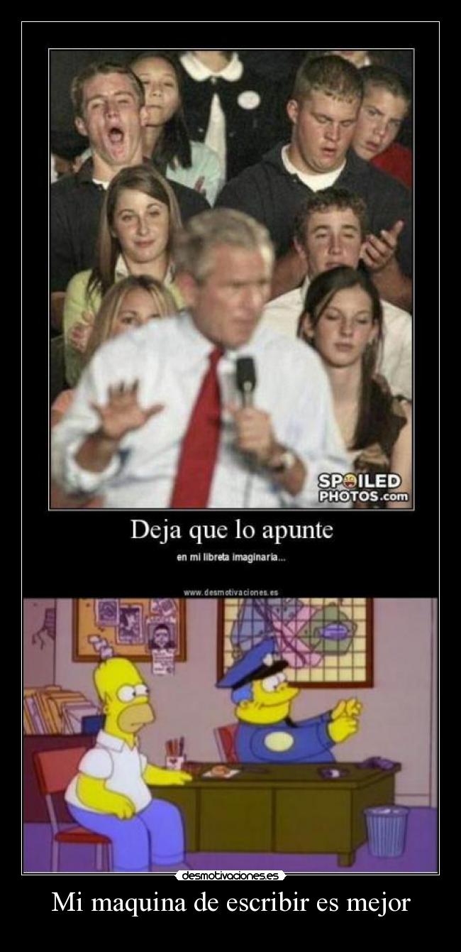 Mi maquina de escribir es mejor -