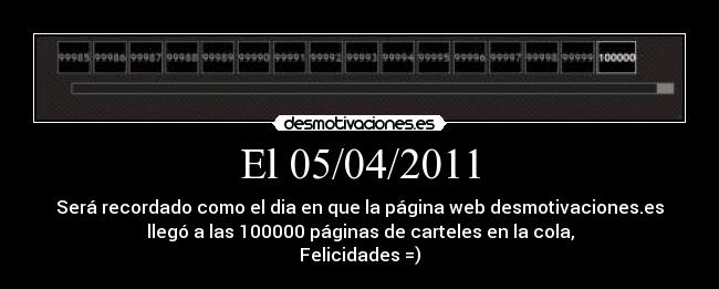 El 05/04/2011 -