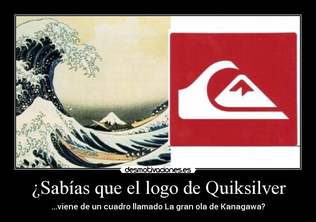 ¿Sabías que el logo de Quiksilver -