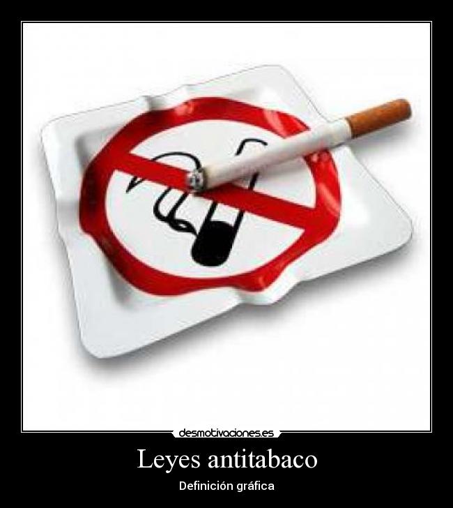 Leyes antitabaco -