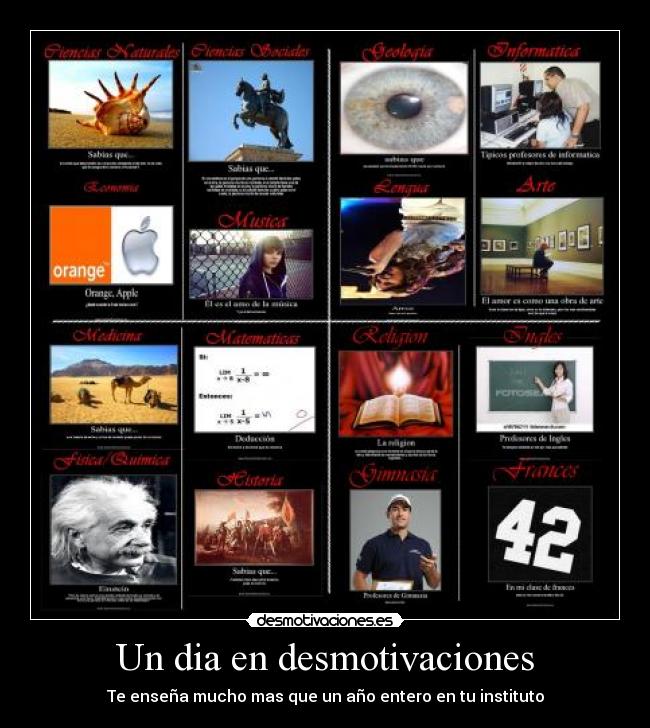 Un dia en desmotivaciones - 