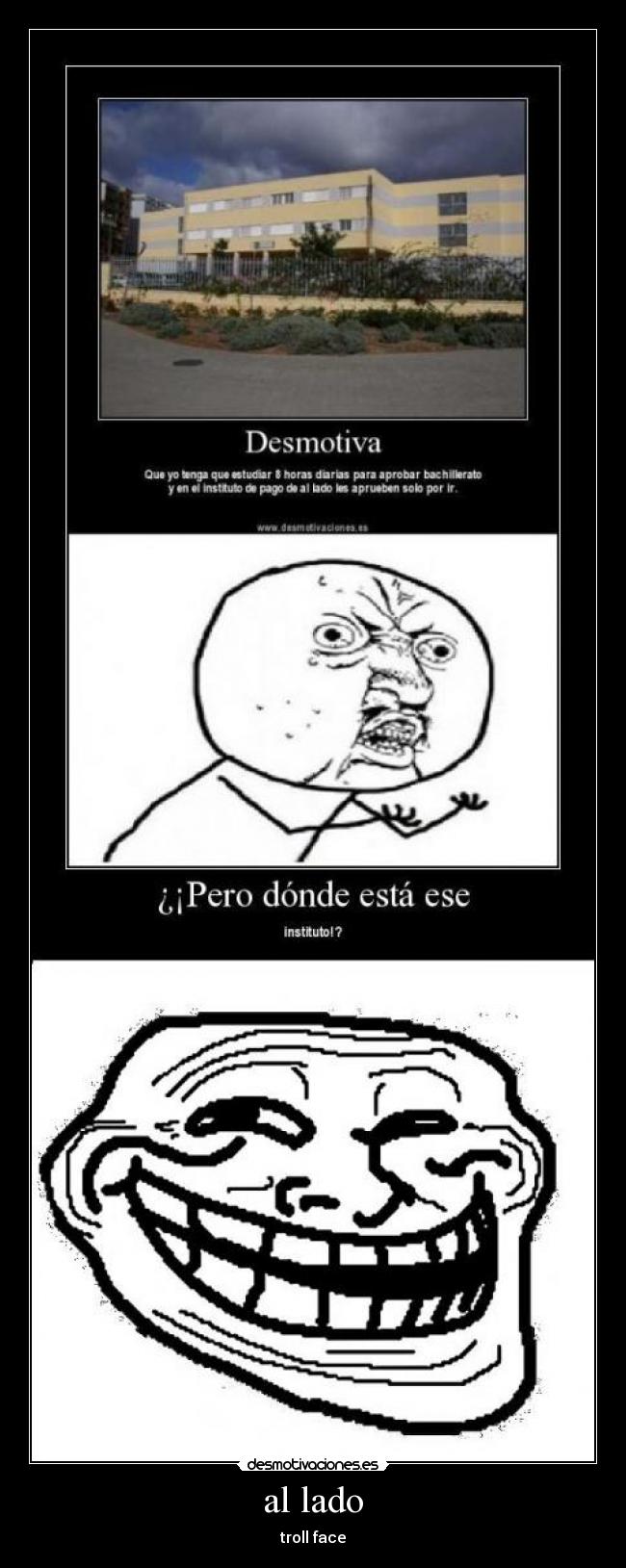 al lado - troll face