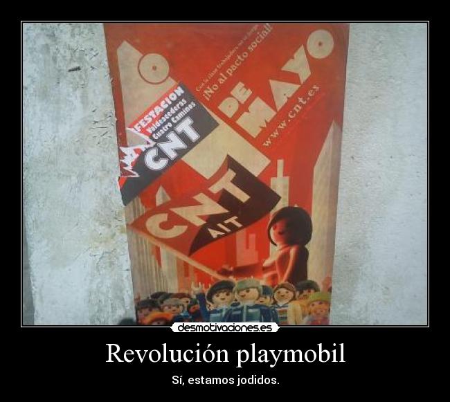 Revolución playmobil - Sí, estamos jodidos.